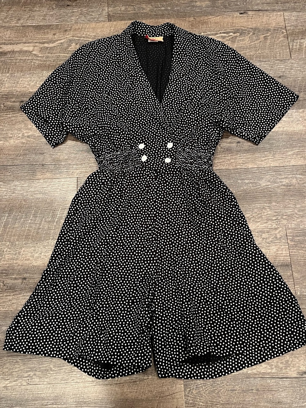 Vintage Polka Dot Romper